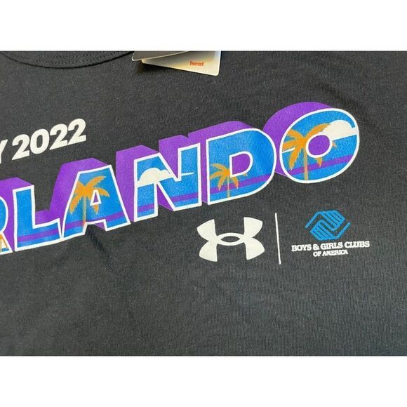 Under Armour Field Day 2022 Orlando Graphic T-shirt Women Medium Long Sleeve NWT - Picture 2 of 6